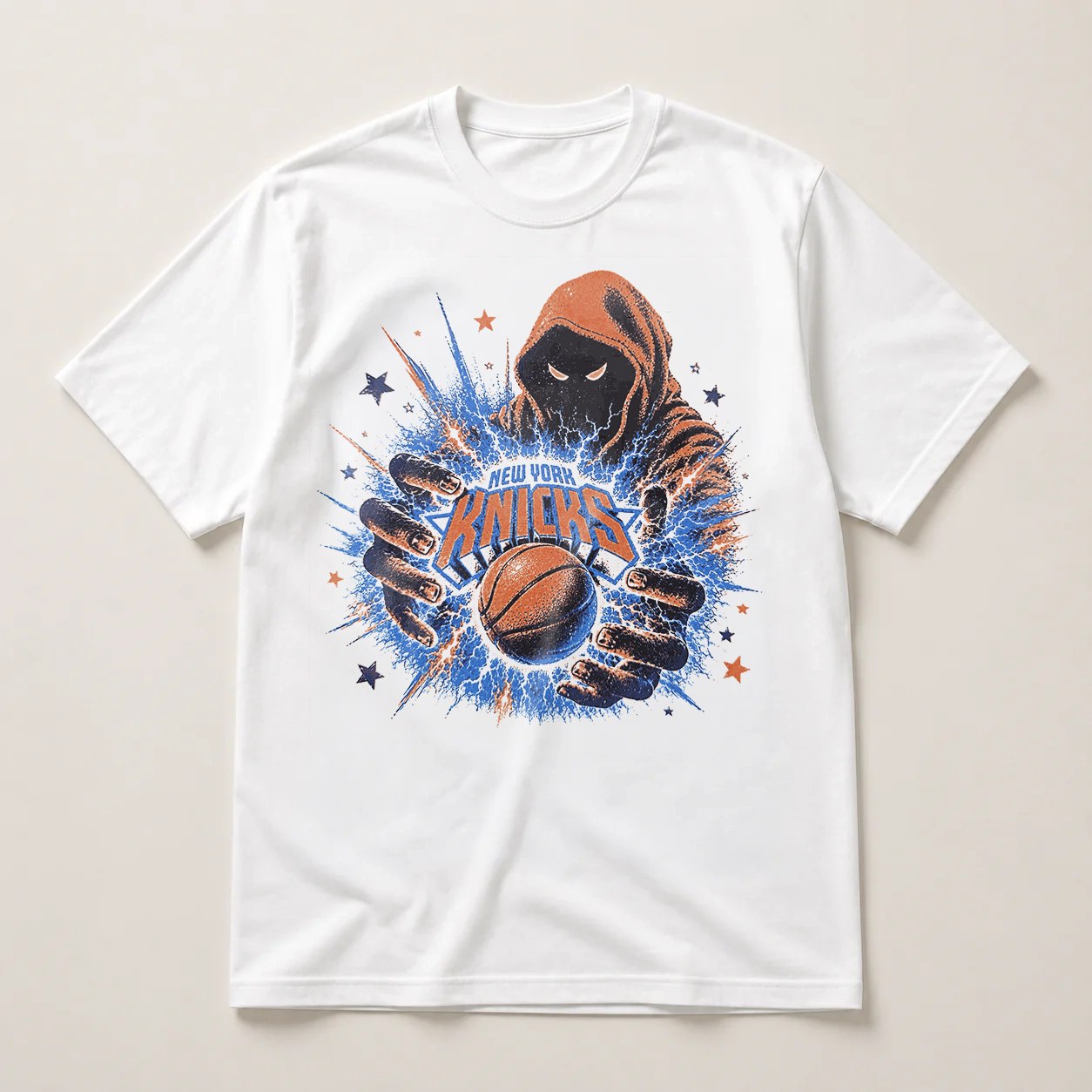 NY Knicks Reaper White Tee